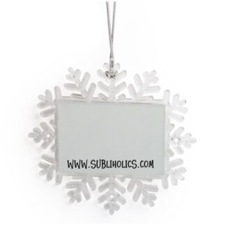 Snowflake Ornament - Acrylic w/Aluminum