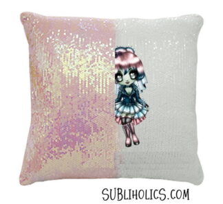 Pillow Cover for Sublimation - Sequined Mermaid - 5 Colours