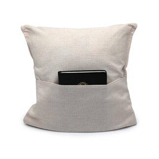 Pocket Pillow Cover - Linen Canvas 40 cm / 16"