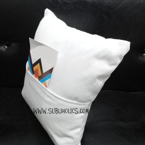 Pocket Pillow Cover for Sublimation Soft Plush 40 cm / 16″ Subliholics