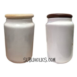 Ceramic Canister / Cookie Jar for Sublimation - 4" x 6"