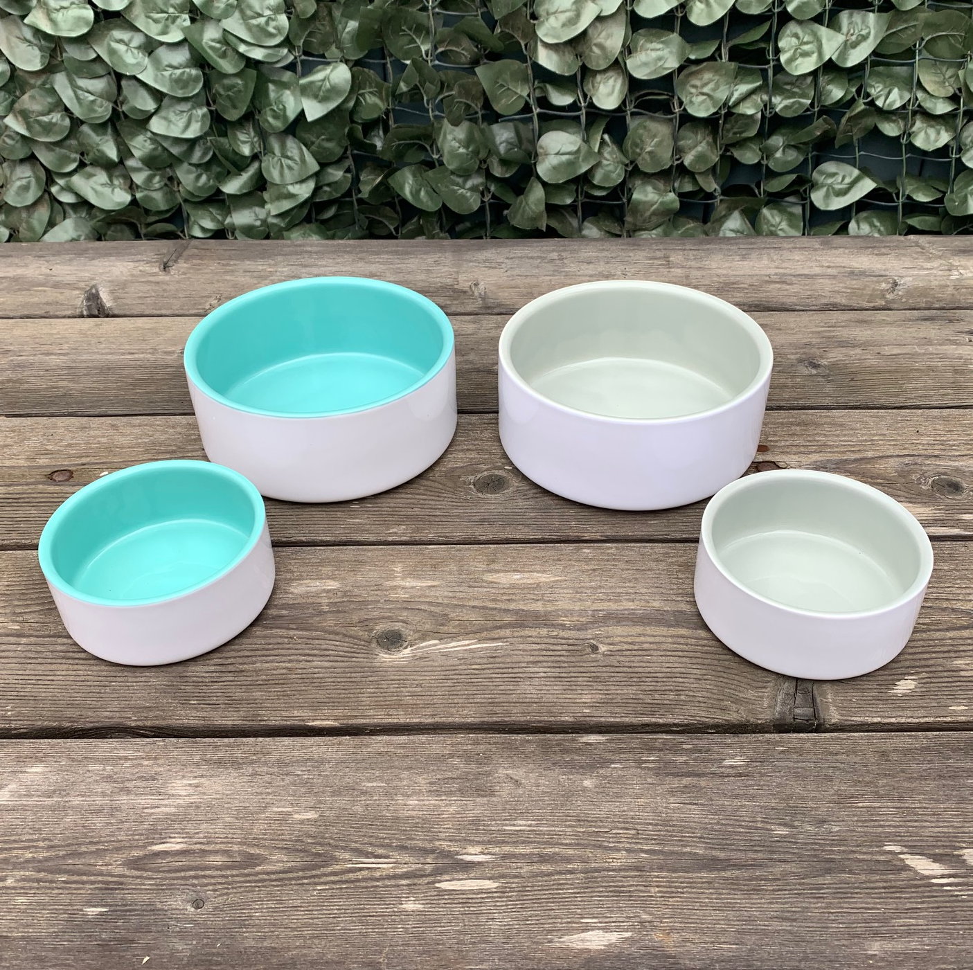 Pet Food Bowls for Sublimation 5″ or 7″ diameter Two Colours