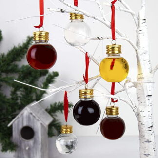 Acrylic Boozeballs Blank Ornament - Boxed set of 6