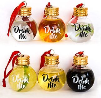 Acrylic Boozeballs Drink Me Ornament - Boxed set of 6