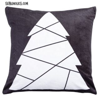 Pillow Cover for Sublimation - Plush Christmas Tree