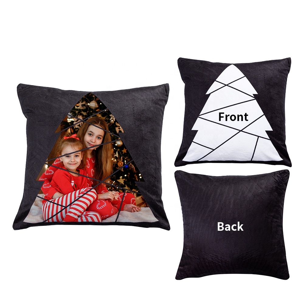 Pillow Cover for Sublimation - Plush Christmas Tree