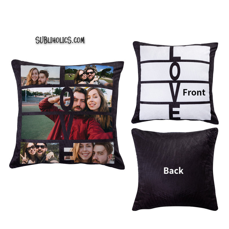 Pillow Cover for Sublimation - Plush LOVE