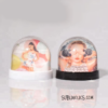 Snow Globe / Snow Dome for Sublimation - Black or White Base