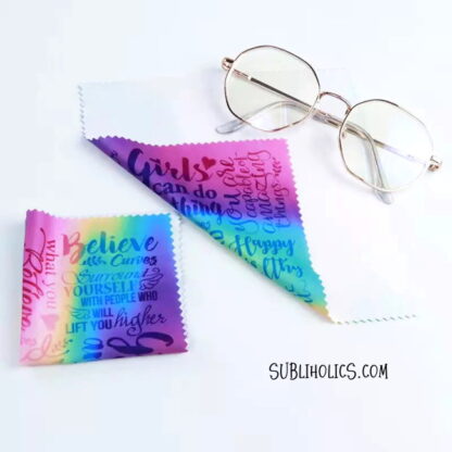 Glasses Cleaning Cloth for Sublimation