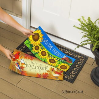Door Mat (Outdoor) - Rectangular with Removable Sublimation Panel