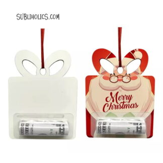 Gift Card / Lip Balm Holder - MDF with Plastic Bubble Pouch & Adhesive - Gift Shape