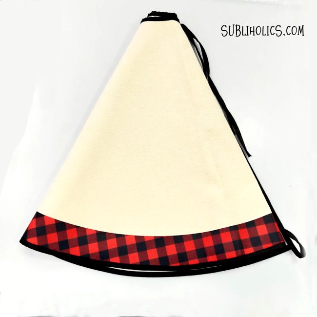 Tree Skirt for Sublimation - Red Buffalo Plaid