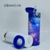 12 oz Flip Top Tumbler with Silicone Bumper for Sublimation - Image 3