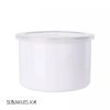 Enamel Bowl - Tall Style 40 oz with Lid for Sublimation - Image 3