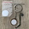 Hockey Stick & Puck Keychain for Sublimation - Metal with Aluminum Insert - Image 2
