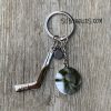 Hockey Stick & Puck Keychain for Sublimation - Metal with Aluminum Insert - Image 3