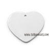 Ceramic Sublimation Ornament Double Sided - Heart