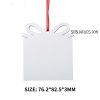 MDF Sublimation Ornament Double Sided - Christmas Present - Image 3