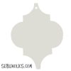 Aluminum Sublimation Ornament Double Sided - Arabesque