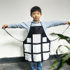 Apron - Black with White Sublimation Photo Squares - Adult size - Image 5