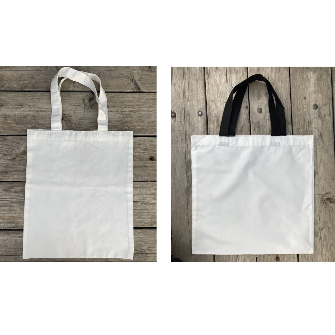Tote Bags – White Polyester Canvas for Sublimation – Subliholics