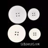 Buttons - Santa's Buttons - Acrylic for Sublimation - Two Sizes / Pack of 10