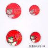 Buttons - Santa's Buttons - Acrylic for Sublimation - Two Sizes / Pack of 10 - Image 3