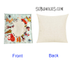 Pillow Cover for Sublimation - Christmas Circle - Image 2