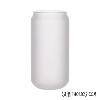 Cola Can Glass - 16 oz Frosted Glass