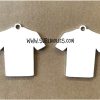 T-Shirt Aluminum Sublimation Earrings - Image 2