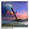 Glass Photo Sublimation Panel Frame #26 - Clock (20 x 20 x .5 CM) - Image 3
