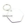 Key Chain Sublimation MDF - Hexagon