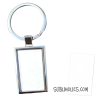 Metal Rectangular Key Chain for Sublimation