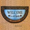 Doormat (Outdoor) - Semi-Circle with Changeable Sublimation Panel
