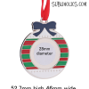 Metal Christmas Ball Sublimation Ornament - Image 3