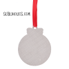 Metal Christmas Ball Sublimation Ornament - Image 4