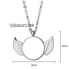 Winged Necklace Pendant for Sublimation - Image 2
