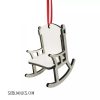 MDF Sublimation Ornament Memorial Rocking Chair - Image 2