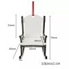 MDF Sublimation Ornament Memorial Rocking Chair - Image 3