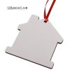 MDF Sublimation Ornament Double Sided - House - Image 2