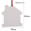MDF Sublimation Ornament Double Sided - House - Image 3