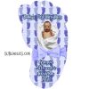 MDF Sublimation Ornament Double Sided - Baby Footprint