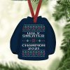 MDF Sublimation Ornament Double Sided - Ugly Sweater / Hockey Jersey