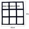 Pillow Cover for Sublimation - 9 Panel Grid - Image 2