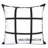 Pillow Cover for Sublimation - 9 Panel Grid