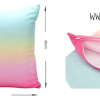 Pillow Cover for Sublimation - Soft Gradient 40 cm / 16" - Image 4