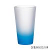 Pint Glass - 16 oz Frosted Ombre Gradient - 4 Colours - Image 5