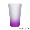 Pint Glass - 16 oz Frosted Ombre Gradient - 4 Colours - Image 4