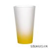 Pint Glass - 16 oz Frosted Ombre Gradient - 4 Colours - Image 3