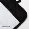 Pot Holders for Sublimation – Square Pocket Style, White Front with Black Trim & Silicone Back - Image 4